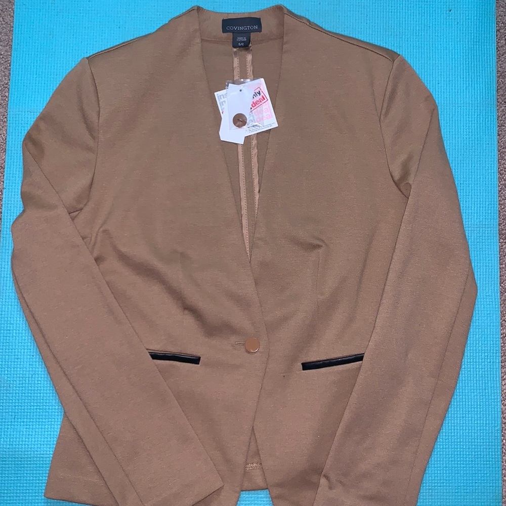 Beige Brown Blazer
